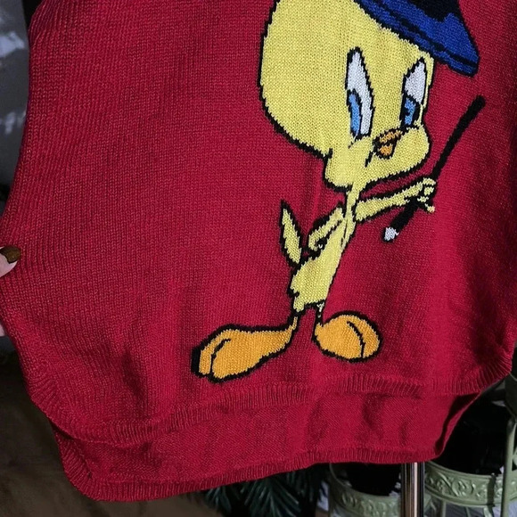 Looney tunes merrie melodies vintage sweater size M - Picture 4 of 8